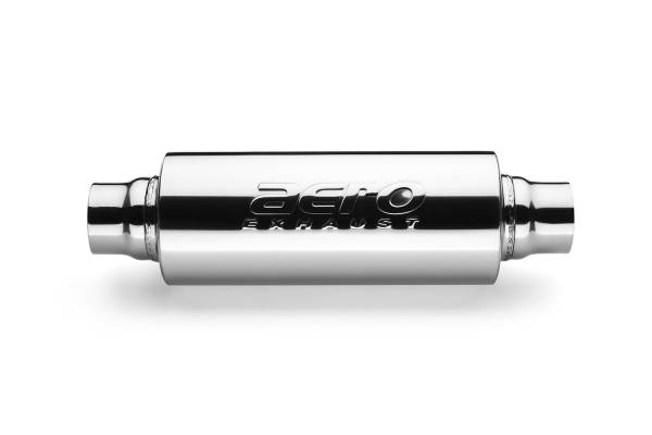 AERO Exhaust - AERO Exhaust - AR20 Stainless Steel Resonator - 2" Center In / 2" Center Out - Image 1