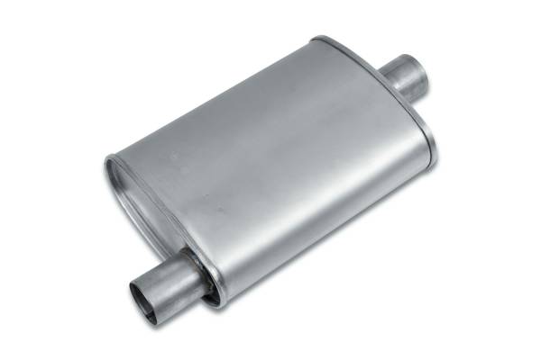 Eco Plus - Eco Plus - EP1904 4.5" x 9.75" Oval Body Turbo Style Muffler - 2.25" Offset In / 2.25" Center Out - Image 1