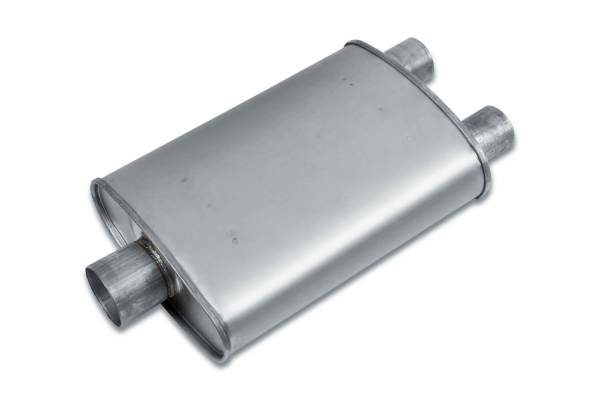 Eco Plus - Eco Plus - EP1907 5" x 11" Oval Body Turbo Style Muffler - 3" Center In / 2.25" Dual Out - Image 1