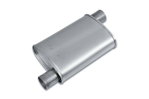Eco Plus - Eco Plus - EP1920 4.5" x 9.75" Oval Body Turbo Style Muffler - 2.5" Offset In / 2.5" Offset Out - Image 1