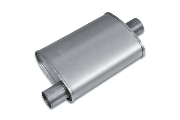 Eco Plus - Eco Plus - EP3006 4.5" x 9.75" Oval Body Muffler - 2" Offset In / 2" Center Out - Image 1