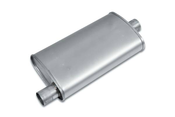 Eco Plus - Eco Plus - EP3016 4.5" x 9.75" Oval Body Muffler - 2.25" Offset In / 2.25" Center Out - Image 1