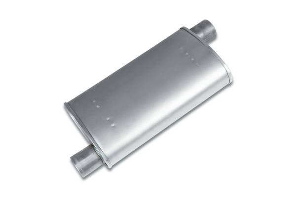 Eco Plus - Eco Plus - EP3017 4.5" x 9.75" Oval Body Muffler - 2.5" Offset In / 2.5" Offset Out - Image 1