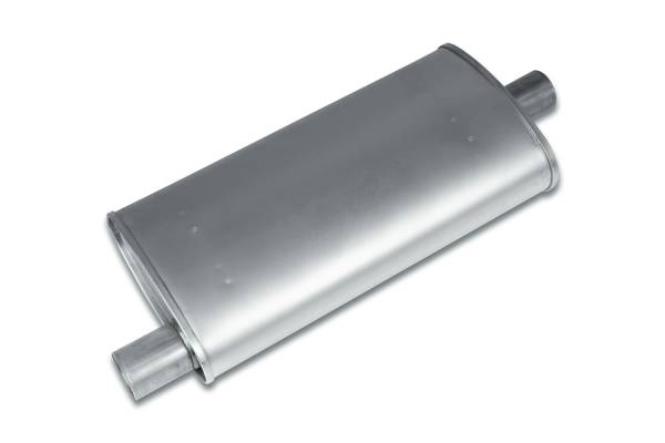 Eco Plus - Eco Plus - EP3030 4.5" x 9.75" Oval Body Muffler - 2.25" Offset In / 2" Center Out - Image 1