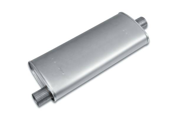 Eco Plus - Eco Plus - EP3032 4.5" x 9.75" Oval Body Muffler - 2.5" Offset In / 2.5" Center Out - Image 1