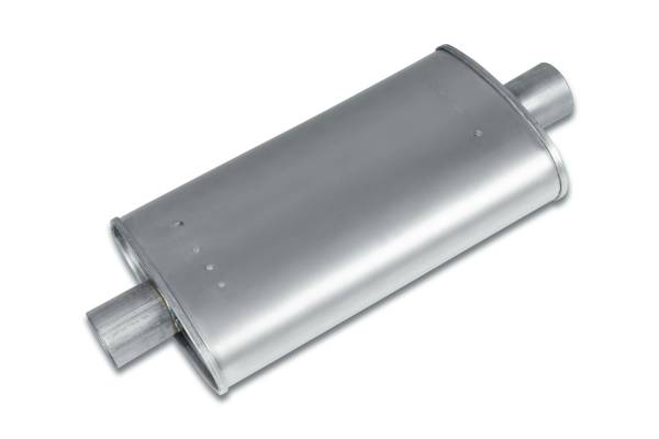 Eco Plus - Eco Plus - EP3055 4.5" x 9.75" Oval Body Muffler - 2.5" Center In / 2.5" Center Out - Image 1