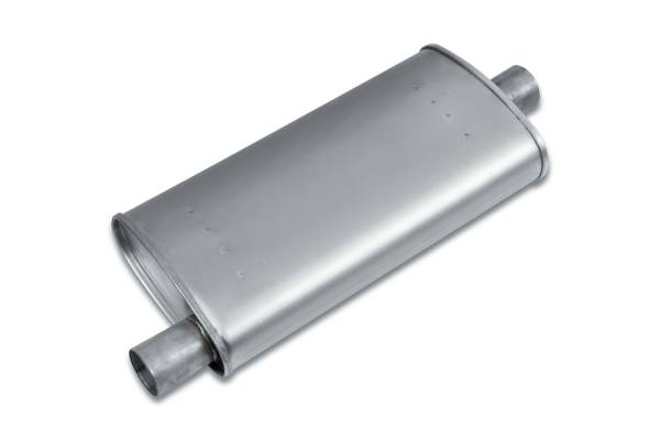 Eco Plus - Eco Plus - EP3597 4.5" x 9.75" Oval Body Muffler - 2.25" Offset In / 2.25" Center Out - Image 1