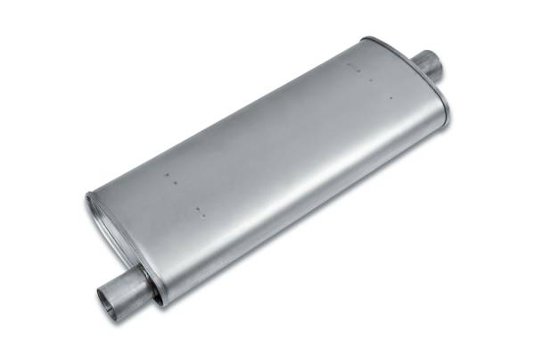 Eco Plus - Eco Plus - EP3827 4.5" x 9.75" Oval Body Muffler - 2.25" Offset In / 2.25" Center Out - Image 1
