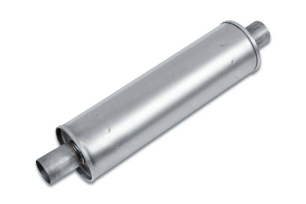 Eco Plus - Eco Plus - EP5003 4.87" Round Body Muffler - 2" Center In / 2" Center Out - Image 1