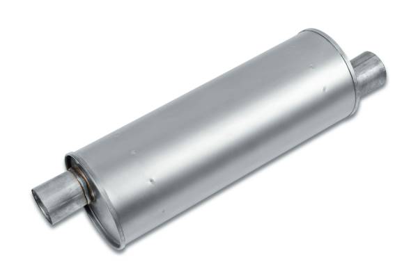 Eco Plus - Eco Plus - EP7003 7" Round Body Muffler - 2.5" Offset  In / 2.5" Offset  Out - Image 1