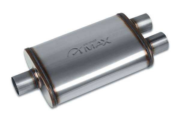 Street Max - Street Max - SM11149 4"x9" Oval Body Muffler  - 2.25" Center In  / 2.25" Dual Out - Image 1
