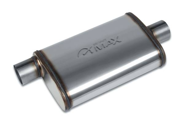 Street Max - Street Max - SM11226 4"x9" Oval Body Muffler  - 2.5" Offset In  / 2.5" Center Out - Image 1