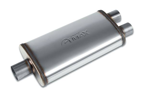 Street Max - Street Max - SM11258 4"x9" Oval Body Muffler  - 2.5" Center In  / 2.25" Dual Out - Image 1