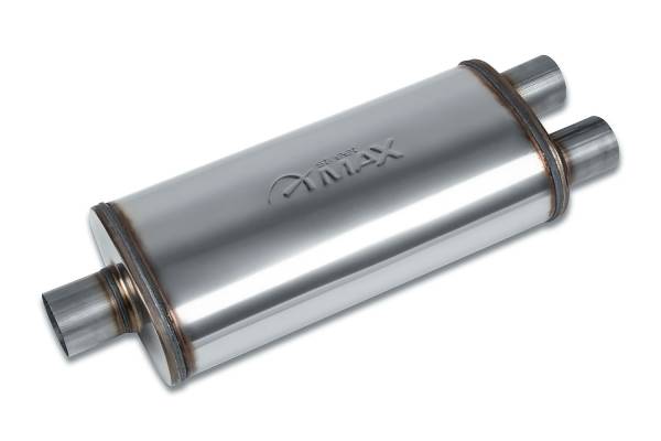 Street Max - Street Max - SM12258 5"x8" Oval Body Muffler  - 2.5" Center In  / 2.25" Dual Out - Image 1