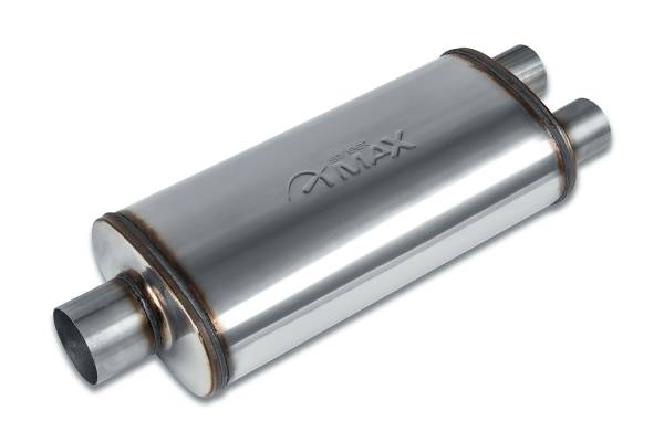 Street Max - Street Max - SM12278 5"x8" Oval Body Muffler  - 3" Center In  / 2.25" Dual Out - Image 1