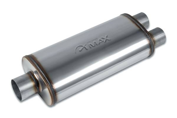Street Max - Street Max - SM12288 5"x8" Oval Body Muffler  - 3" Center In  / 2.5" Dual Out - Image 1