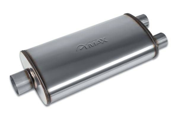 Street Max - Street Max - SM12587 5"x11" Oval Body Muffler  - 3.5" Center In  / 2.5" Dual Out - Image 1