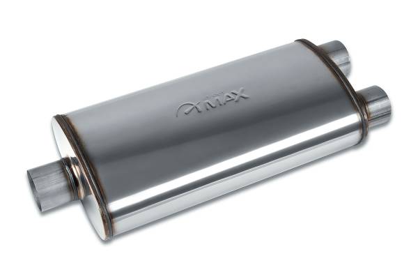Street Max - Street Max - SM12590 5"x11" Oval Body Muffler  - 3" Center In  / 3" Dual Out - Image 1