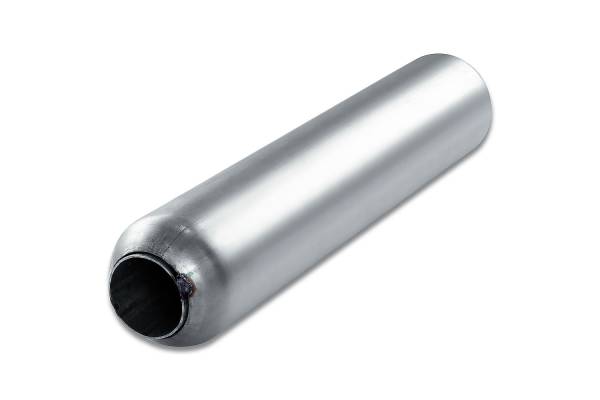 Street Pack - Street Pack - SP3518B 3.5" Blank Round Body Muffler - 2" Center In / 2" Center Out - Image 1