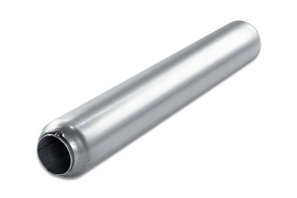 Street Pack - Street Pack - SP4026B 3.5" Blank Round Body Muffler - 2.25" Center In / 2.25" Center Out - Image 1