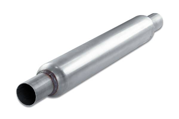 Street Pack - Street Pack - SP4026ST 3.5" Straight Round Body Muffler - 2.25" Center In / 2.25" Center Out - Image 1