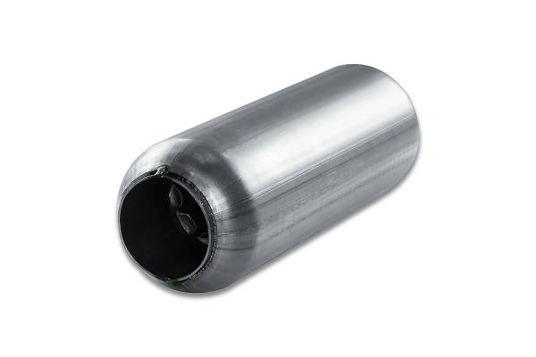 Street Pack - Street Pack - SP4512B 4" Blank Round Body Muffler - 2.5" Center In / 2.5" Center Out - Image 1