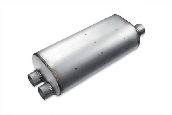 Premium Duty - Premium Duty - PD2503 9" x 12" Oval Body Muffler - 3" Dual In 3" Offset Out - Image 1