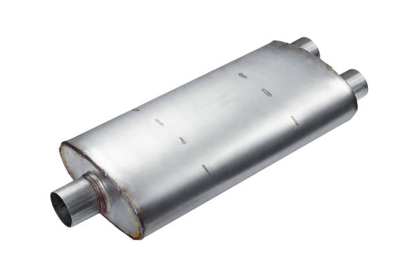 Premium Duty - Premium Duty - PD206 4.75" x 10.75" Oval Body Muffler - 3" Center  In 3" Dual Out - Image 1