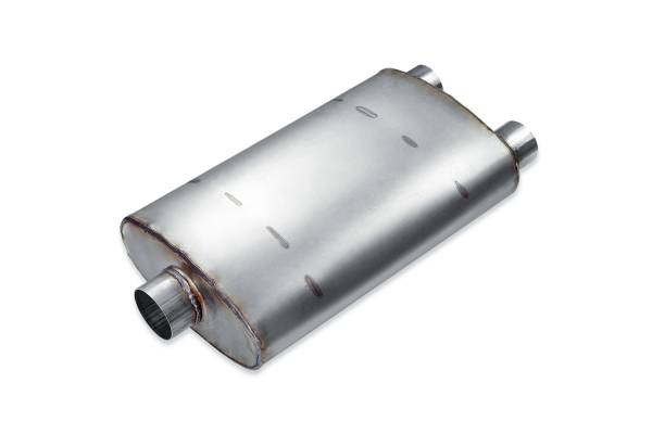 Premium Duty - Premium Duty - PD208 4.75" x 10.75" Oval Body Muffler - 2.5" Center  In 2.5" Dual Out - Image 1