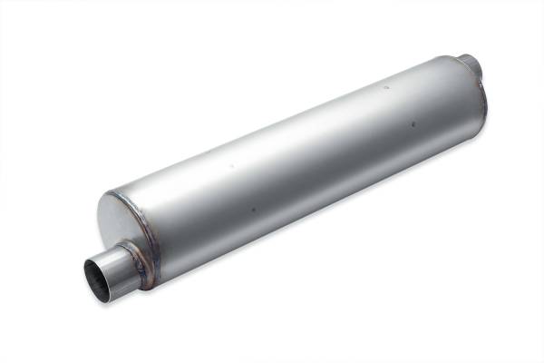 Premium Duty - Premium Duty - PD604 6" Round Body Muffler - 2.5" Offset  In 2.25" Offset Out - Image 1