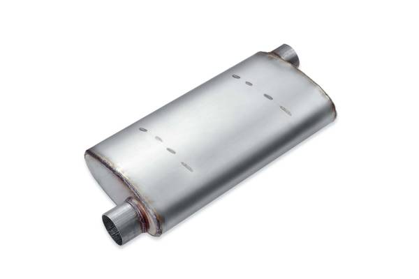 Premium Duty - Premium Duty - PD240 4.25" x 9.75" Oval Body Muffler - 2.5" Offset In 2.5" Offset Out - Image 1