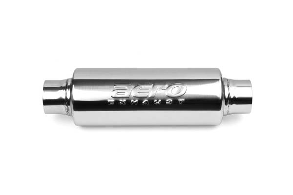AERO Exhaust - AERO Exhaust - AR225 Stainless Steel Resonator - 2.25" Center In / 2.25" Center Out - Image 1