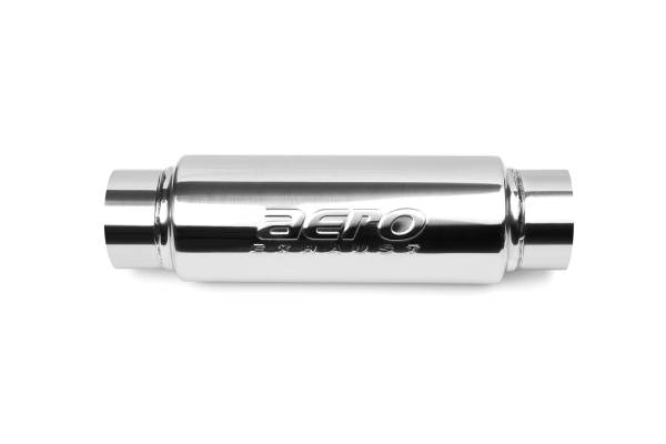AERO Exhaust - AERO Exhaust - AR330 Stainless Steel Resonator - 3.0" Center In / 3.0" Center Out - Image 1