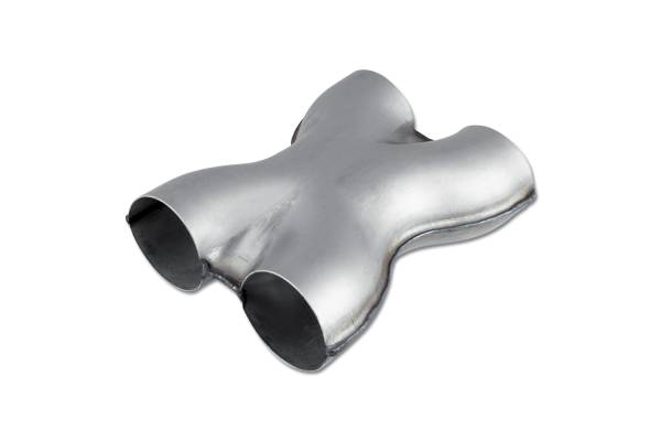 Street Armor - Street Armor - SA168A Aluminized Steel Bare X-Pipe - 2.5" In / 2.5" Out - Image 1