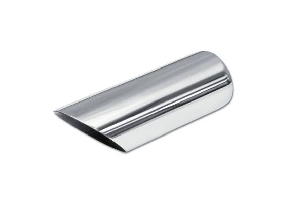 Street Style - Street Style - SS243009AC Polished Stainless Single Wall Exhaust Tip - 3.0" 45° Angle Cut Outlet / 2.25" Inlet / 9.0" Length - Image 1