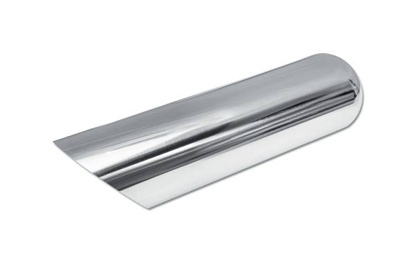 Street Style - Street Style - SS243012AC Polished Stainless Single Wall Exhaust Tip - 3.0" 45° Angle Cut Outlet / 2.25" Inlet / 12.0" Length - Image 1
