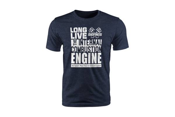 Street Series - Street Series - "Long Live the Internal Combustion Engine" T-Shirt - Navy Blue - Image 1