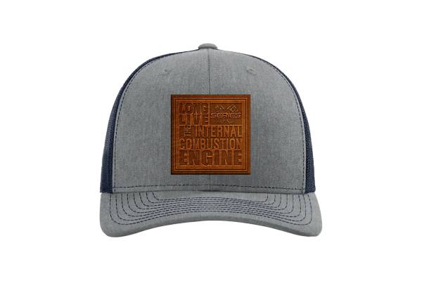 Street Series - Street Series - "Long Live the Internal Combustion Engine" Mesh Trucker Hat - Gray / Navy Blue - Image 1