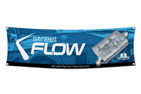 Street Flow - Street Flow - Heavy Duty Shop Banner - 84” x 24” - Image 1