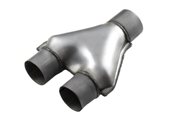 Street Armor - Street Armor - SA150C Aluminized Steel Y-Pipe - 2.5" In / 2.25" Out - Image 1