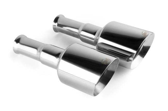 AERO Exhaust - AERO Exhaust - 10104 5.0" Direct-fit Replacement Tips for 2019-2022 RAM - Polished Finish - Image 1