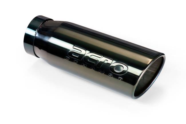 AERO Exhaust - AERO Exhaust - 10106 5.0" Universal Stainless Steel Tip - Black Chrome Finish - Image 1