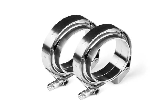 AERO Exhaust - AERO Exhaust - 20104 Stainless Steel V-Band Assembly - Pair - 3.5" Diameter - Image 2