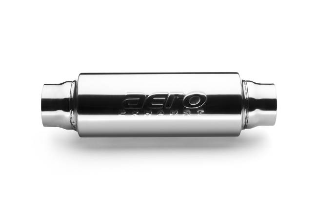 AERO Exhaust - AERO Exhaust - AR25 Stainless Steel Resonator - 2.5" Center In / 2.5" Center Out - Image 1