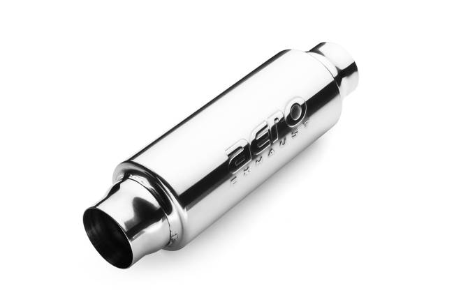 AERO Exhaust - AERO Exhaust - AR25 Stainless Steel Resonator - 2.5" Center In / 2.5" Center Out - Image 2