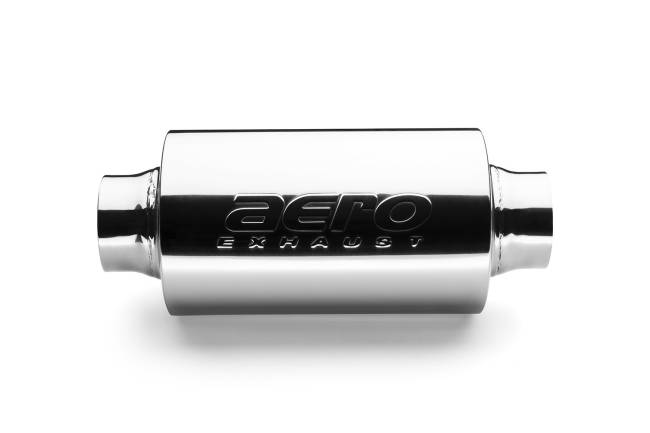 AERO Exhaust - AERO Exhaust - AR30 Stainless Steel Resonator - 3.0" Center In / 3.0" Center Out - Image 1