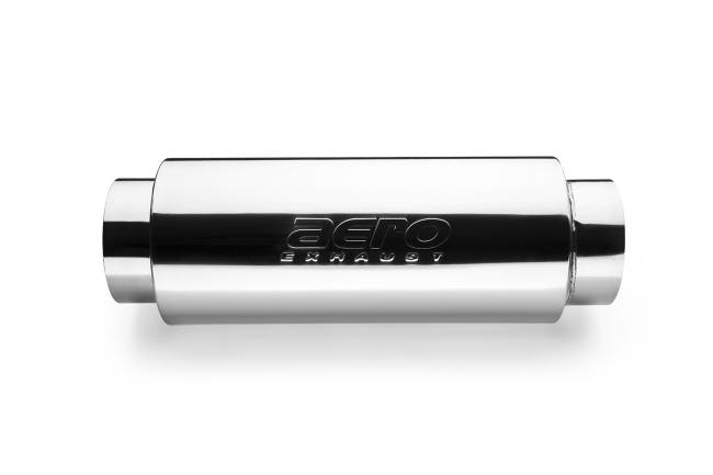 AERO Exhaust - AERO Exhaust - AR50 Stainless Steel Resonator - 5.0" Center In / 5.0" Center Out - Image 1