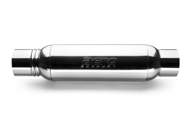 AERO Exhaust - AERO Exhaust - AT5050XL Stainless Steel TurbineXL Performance Muffler - 5.0" Center In / 5.0" Center Out - Image 1