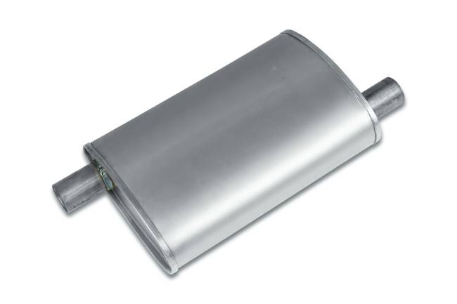 Eco Plus - Eco Plus - EP3001 4.5" x 9.75" Oval Body Muffler - 1.75" Offset In / 1.75" Offset Out - Image 1