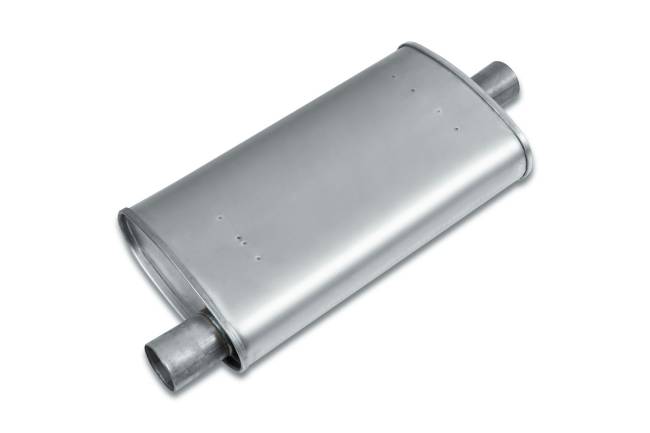 Eco Plus - Eco Plus - EP3015 4.5" x 9.75" Oval Body Muffler - 2.25" Offset In / 2" Center Out - Image 1